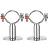 sourcing map Wall Mount Ceiling Mount Pipe Support, 304 Stainless