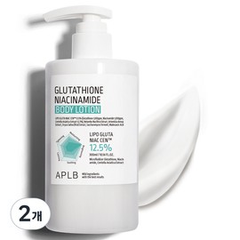 APLB Glutathione Niacinamide Body Lotion, 300ml, 2 pieces / APLB 글루타치온 나이아신아마이드 바디로션, 300ml, 2개