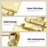 40 Pack 20 Pair Gold Cabinet Hinges - 1/2 inch