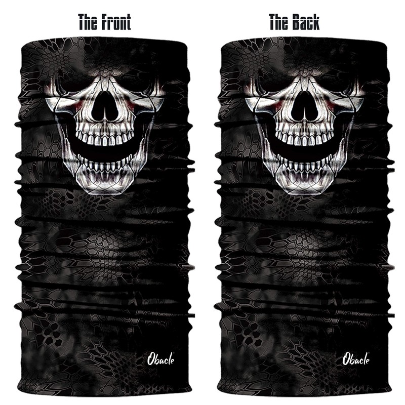 Obacle Skull Face Mask Half for Dust Wind UV Sun