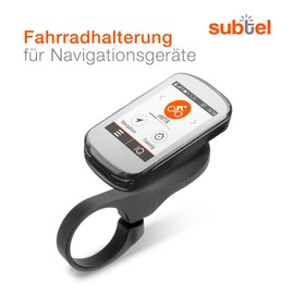 subtel® Fahrradlenker Halterung für Bryton Rider 10 15 310 320 330 410 420 450 530 750 860 one Lenkerhalterung Navi Fahrradhalterung Fahrradcomputer