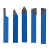 VILLCASE 5pcs Carbide Tip Tipped Cutter Tool Set Cutting Welding