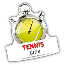 Zirni Stopwatch Tennis Time Sticker Decal Design