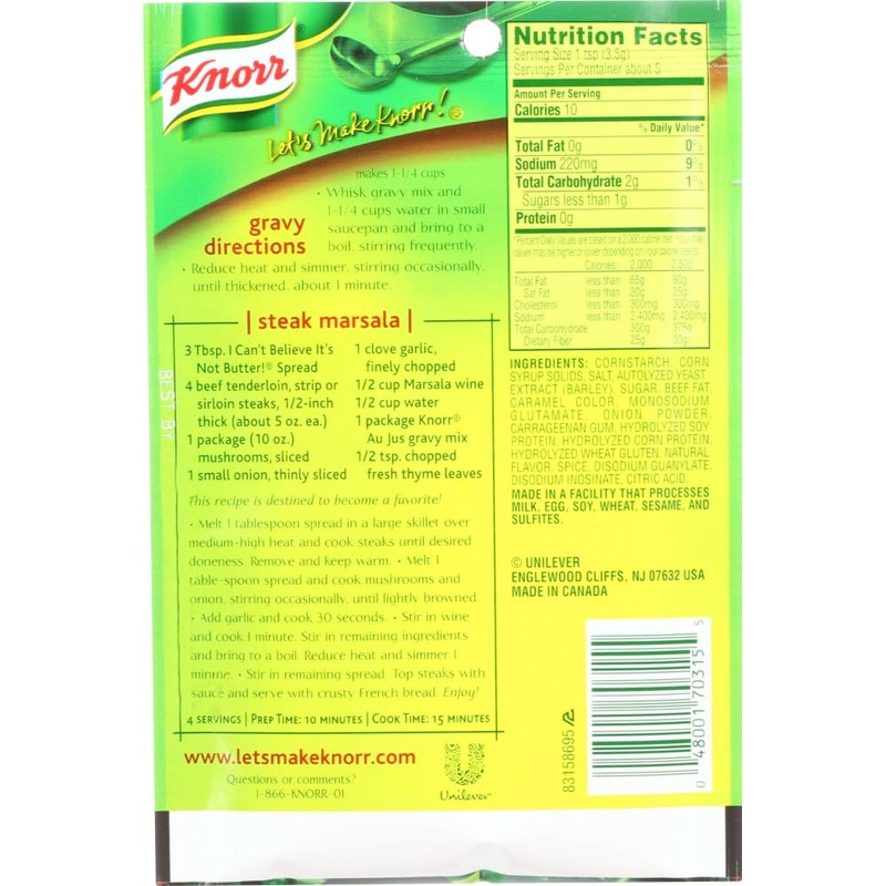 Knorr Au Jus Gravy Mix (12x0.6oz )