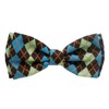 Huxley & Kent Bow Tie for Pets | Teal Argyle