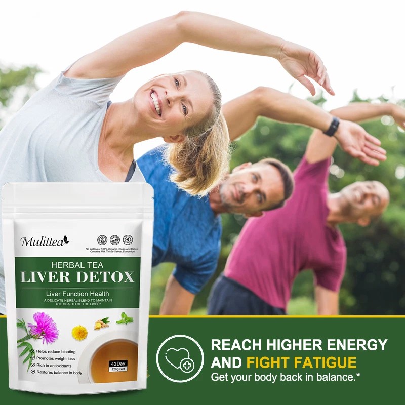 Mullitea Liver Support Tea Support Cleanse Detox Repair Health Milk
