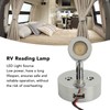DC 10‑30V RV Reading Lamp Touch Control Adjustable Brightness Interior