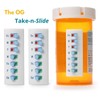 2-Pack Reusable Weekly Pill Organizer - Take-n-Slide Daily Medication Tracker
