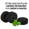 Hilo Dental de Carbón de Bambú con Carrete Reemplazable Sabor