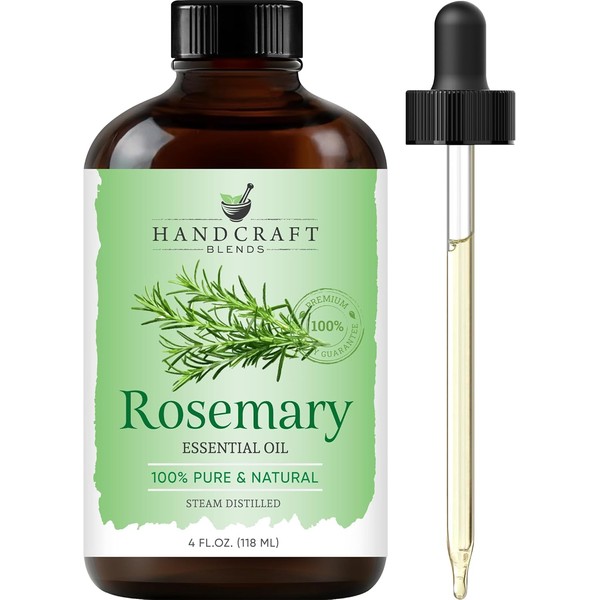 Handcraft Blends Rosemary Essential Oil – Huge 4 Fl Oz