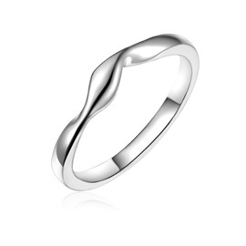 GLANZSTÜCKE MÜNCHEN Women's Ring 925 Sterling Silver, Silver