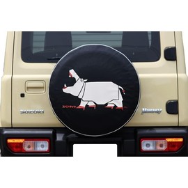 K-PRODUCTS Jimny Universal Spare Tire "Kaba" - Series Spare Tire Cover Illustration Type "Onee Kaba" 175/80R16 SJ10 JA11 JA71 JA12 JA22 JB23 JB33 JB43 JB64