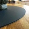 Oval Worktop Saver - Acrylic Matt Lemon Bonbon 38cm x