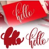 Hello Words Metal Die Cuts Hello Die Cuts for DIY