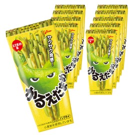 Ezaki Glico Karuedamame Edamame Flavor, 1.2 oz (36 g) x 10 Packs