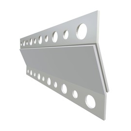 French Cleat Hanger Heavy Duty 10 Inch - 2 Pack - Picture, Mirror, Whiteboard, Pallet or Panel Wall Mount Bracket - Z Bar Hanger Supports 50 lbs Silver