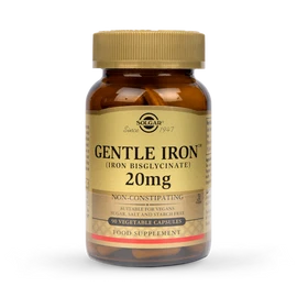 Solgar Gentle Iron 20mg 90 Vegi Capsules