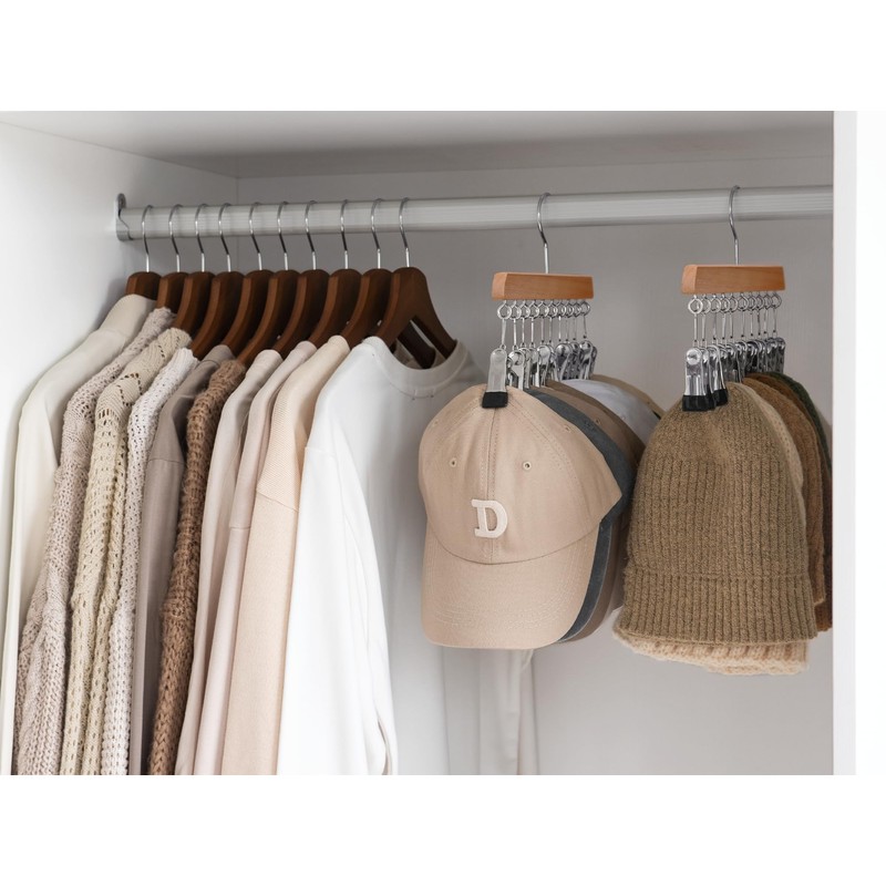 StorageWorks Hat Rack, Closet Organizer and Storage for Baseball Caps,Set