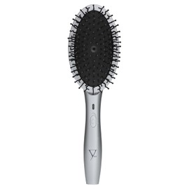 Phiten YUKO Daily Care LED Hair Brush (Supervised by Hair Stylist), Negative Ions, LED, Vibration Function