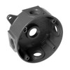 Hubbell-Bell 5361-5 4" Round Weatherproof Splice Box, Gray