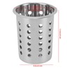 Stainless Steel Kitchen Utensils Holder, Large Capacity Cutlery Organizer, Simple
