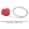 Cable Lockout Adjustable Design Corrosion Resistant Sturdy Durable Security Cable