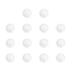 QUARKZMAN Pack of 14 Ceramic Bearing Balls 2.5 mm Diameter ZrO2 Zirconia Solid Balls G10 Precision Balls, White