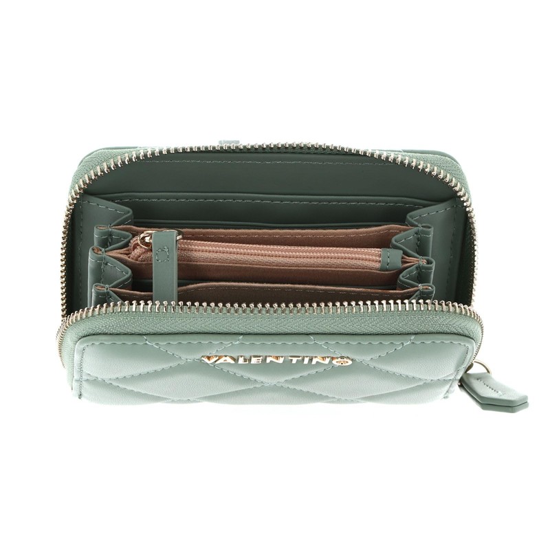 Valentino Ladies Ocarina Travel Accessory Wallet, Green (sage)