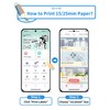 Phomemo Paper Compatible with M02Pro, M02S, M03AS, M04AS Mini Thermal