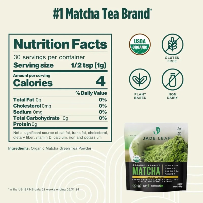 Polvo De Té Matcha Orgánico Premium Japones Grado Culinario