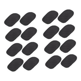 Ipetboom 8 Pairs High-Heeled Shoe Hind Half Mats Leather Foot Protective Pads Anti-Slip Design Comfortable Sole Pads for Blister Prevention for Women