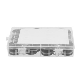 Gadpiparty 32pcs R Shaped Hose Clamps Assortment Kit Rubber Cable Clips for Automotive Fuel Lines Air Hoses Durable Design for Indoor Outdoor Use