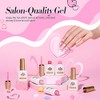 Born Pretty UV Nagellack Nude Rosa Weiß Gel Nagellack Süß