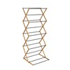 Household Essentials Bamboo Adjustable Folding Clothes Drying Rack, Upscale Laundry