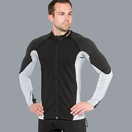 Lavacore New Men's Elite Stand Up Paddleboard (SUP) Jacket - Grey (Size X-Small) for Scuba Diving, Surfing, Kayaking, Rafting, Paddling & Many Other Watersports