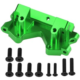 Hobbypark Aluminum Front Bulkhead for 1/10 Traxxas 2WD Slash, Rustler, Stampede, Bandit, Replace 2530 2530A, Green Anodized