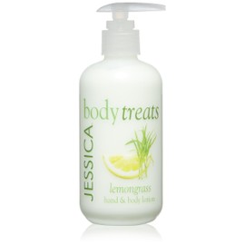 JESSICA Body Treats Hand and Body Lotion, Lemongrass, 245 ml
