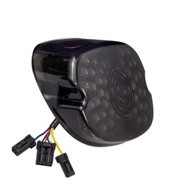 Eagle Lights Low Profile LED Brake Light with Built In LED Turn Signal Kit for Harley Davidson Motorcycles - Smoked Lens
