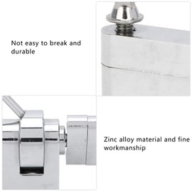 Throw‑Off Snare Drum Strainer Silver Metal with Filter Head Mounting Screws Percussion Instrument Accessories Zinc Alloy