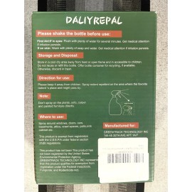Daliyrepal Rodent Repellent Concentrated Spray Peppermint Oil For Cars Trucks Indoor Use