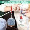 WADY 1Pcs Crochet Yarn Holder, Wrist Yarn Holder, Portable Wrist