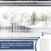 5 Pack 82.5" x 3.5" PVC Vertical Blind Replacement Slats,