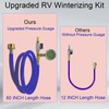RV Winterizing Kit with Pressure Gauge, 60inch RV Winterize Hose