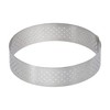De Buyer Tart Ring with Perforated Straight Rim Stainless Steel,