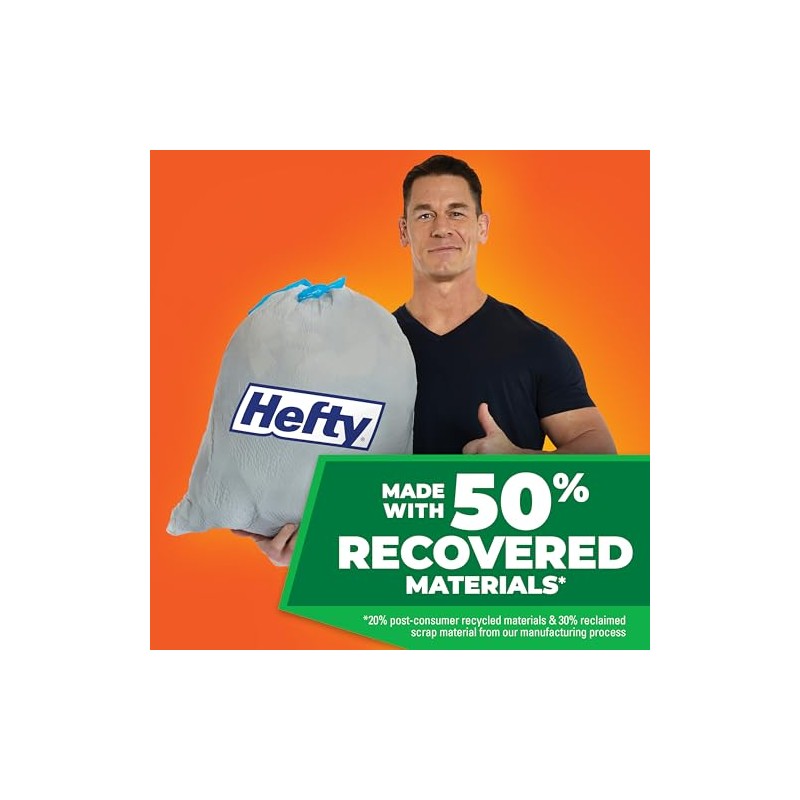 Hefty Bolsas de basura de cocina altas ultra fuertes, color