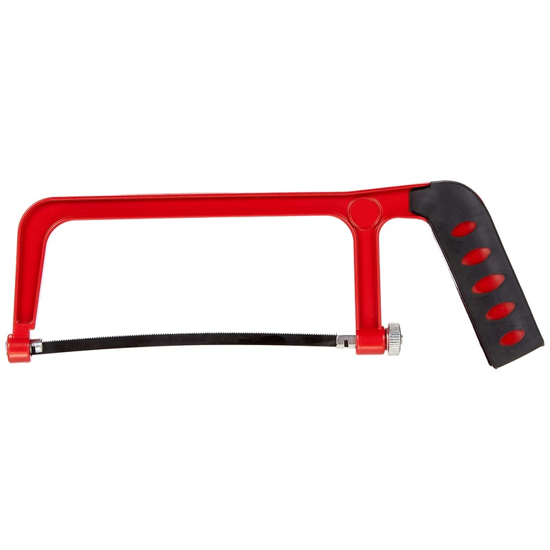 Hilka 43909006 Heavy Duty Junior Hacksaw, 6 inches, Red