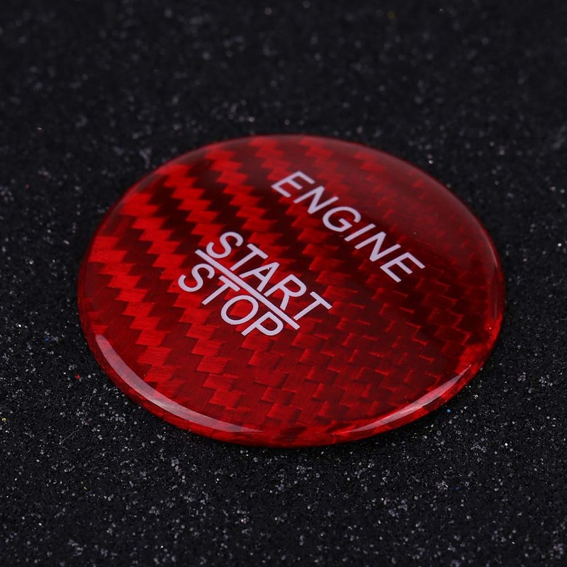 Yosoo Replacement Carbon Fiber Engine Start Button for ABC GLC