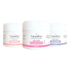 Desodorante Naturaldry Kit De 3 Tarro 60g