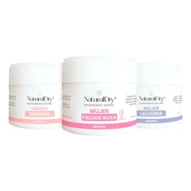 Desodorante Naturaldry Kit De 3 Tarro 60g