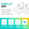 KornaDoz 20 Pack Invisible Adhesive Plate Hangers, Vertical Wall Holders